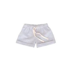 Rolled Shorts - Vista Blue Stripes