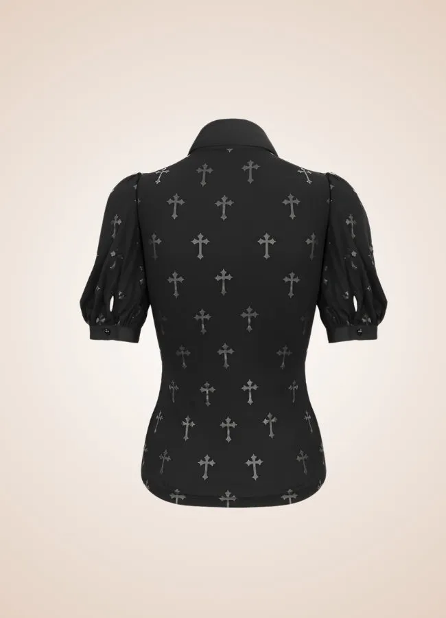Ruffled Gothic Steampunk Shirt