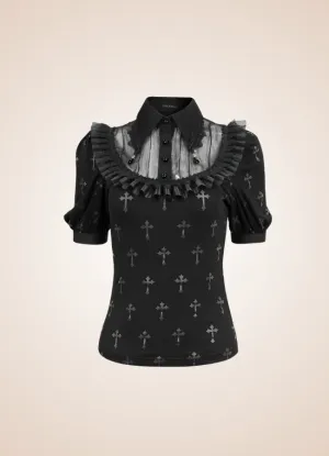 Ruffled Gothic Steampunk Shirt