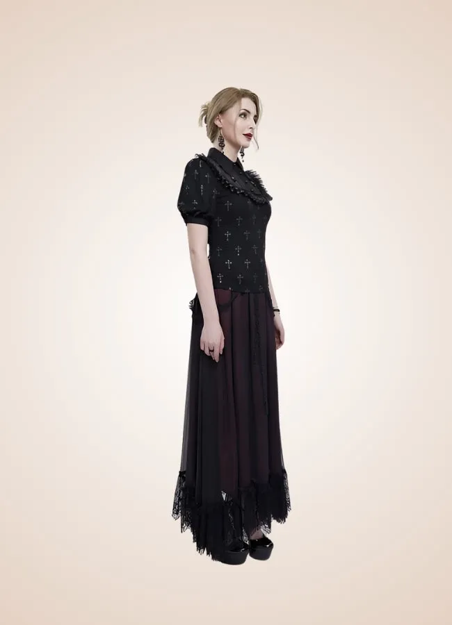 Ruffled Gothic Steampunk Shirt