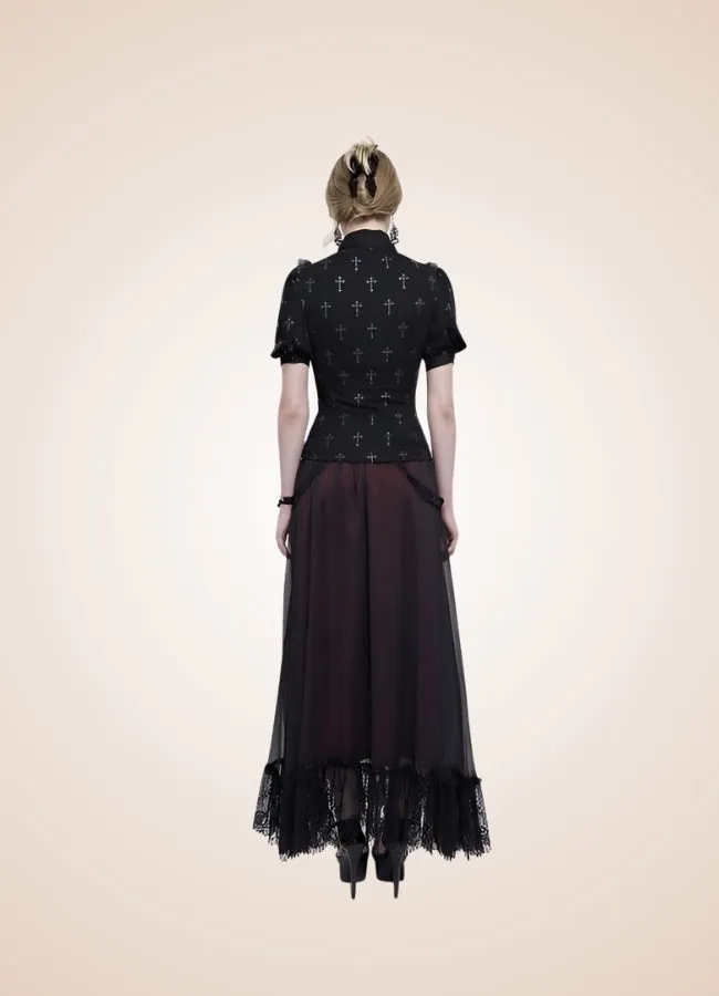 Ruffled Gothic Steampunk Shirt