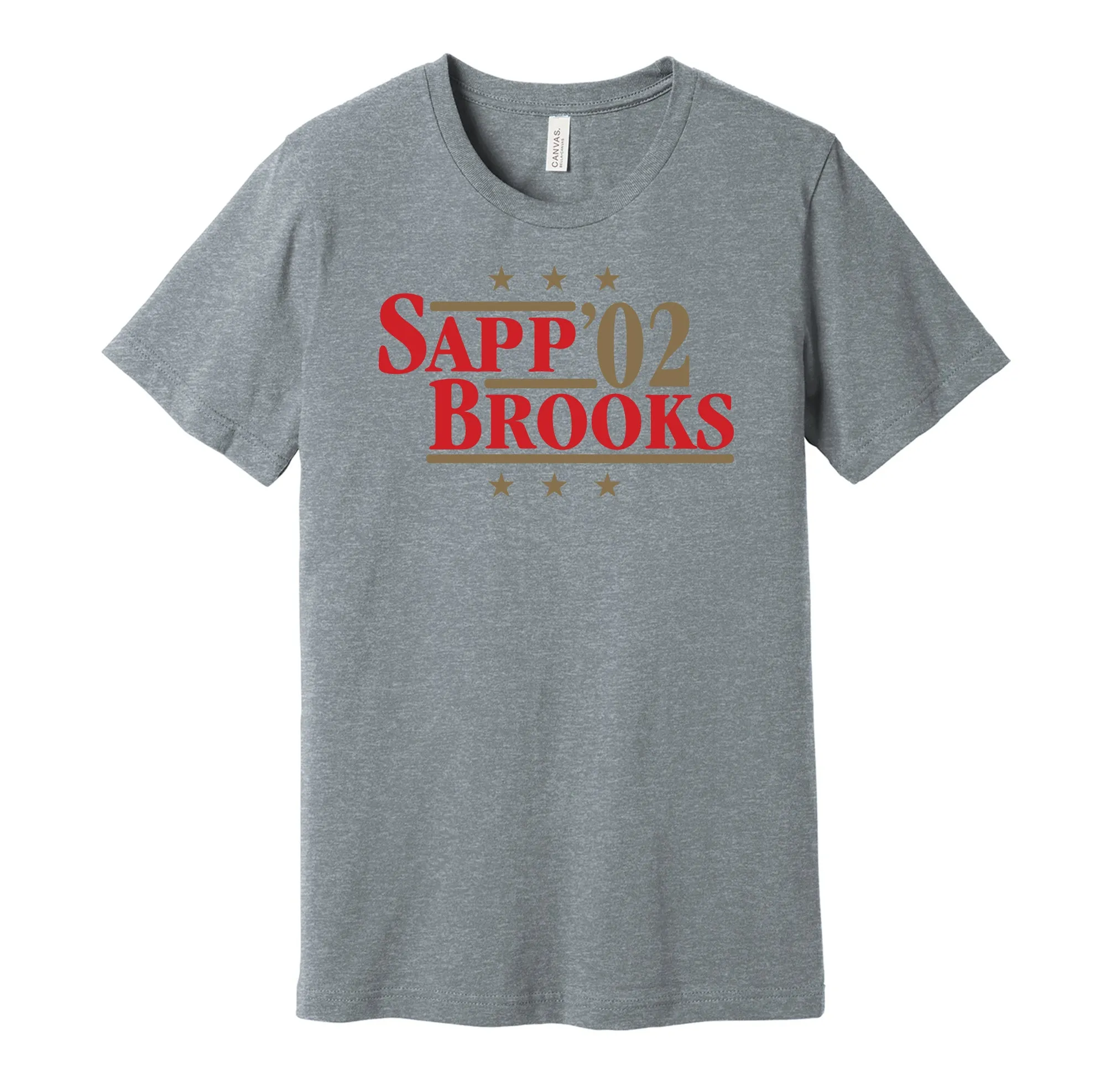 Sapp & Brooks '02 - Tampa Bay Football Legends Political Campaign Parody T-Shirt - Hyper Than Hype Shirts