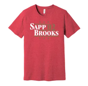 Sapp & Brooks '02 - Tampa Bay Football Legends Political Campaign Parody T-Shirt - Hyper Than Hype Shirts