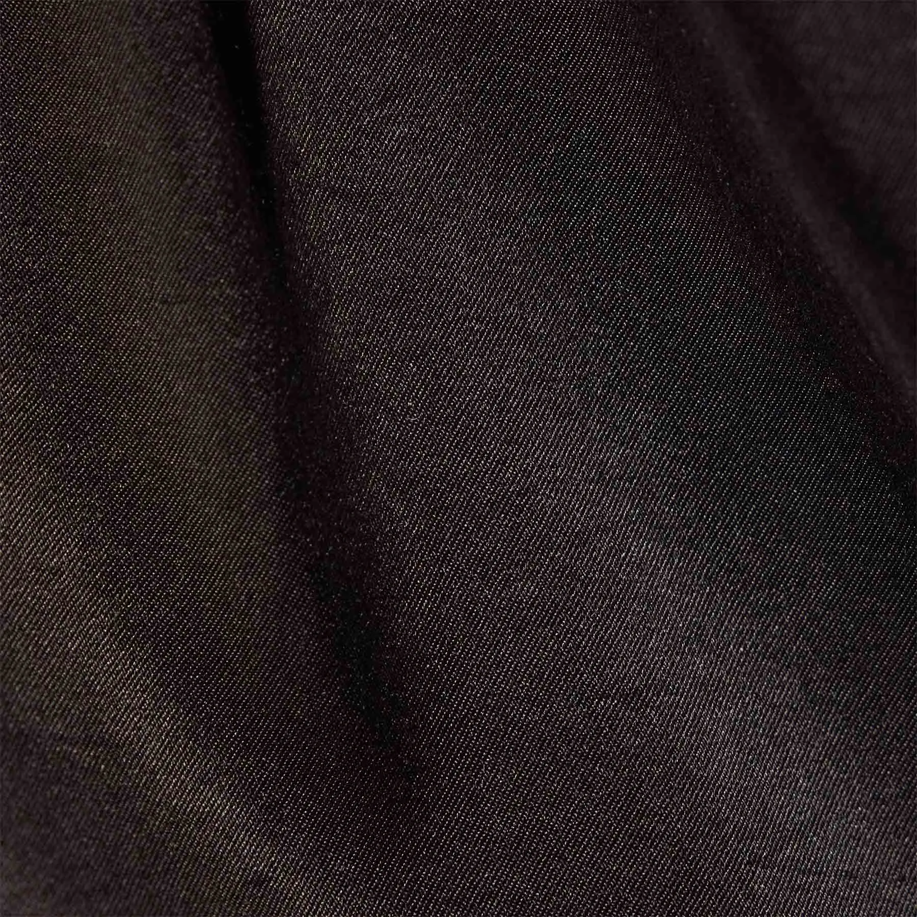 Satin Oversized Shirt - Black