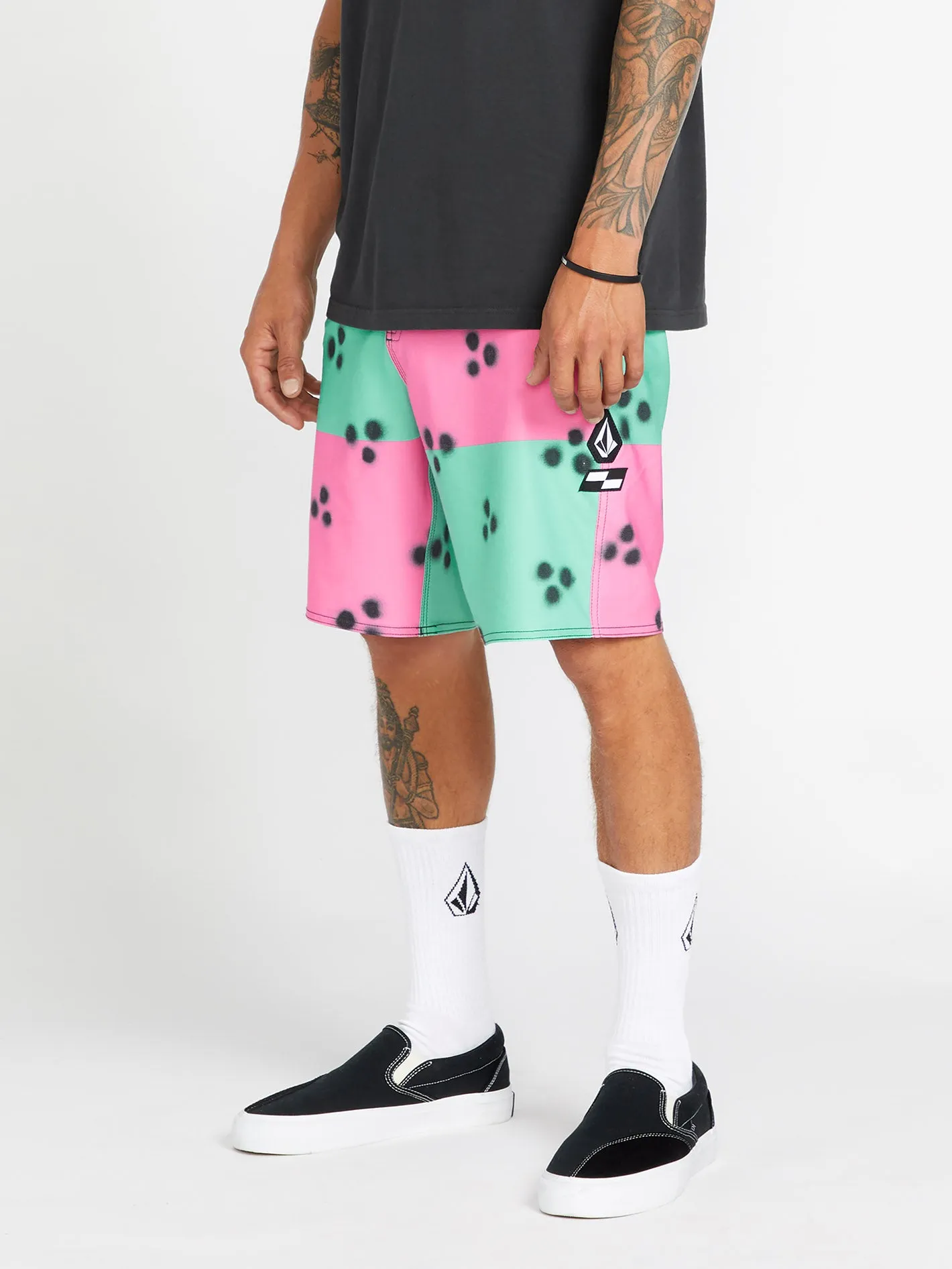 Schroff X Volcom Stoney 19" Boardshort - Dusty Aqua