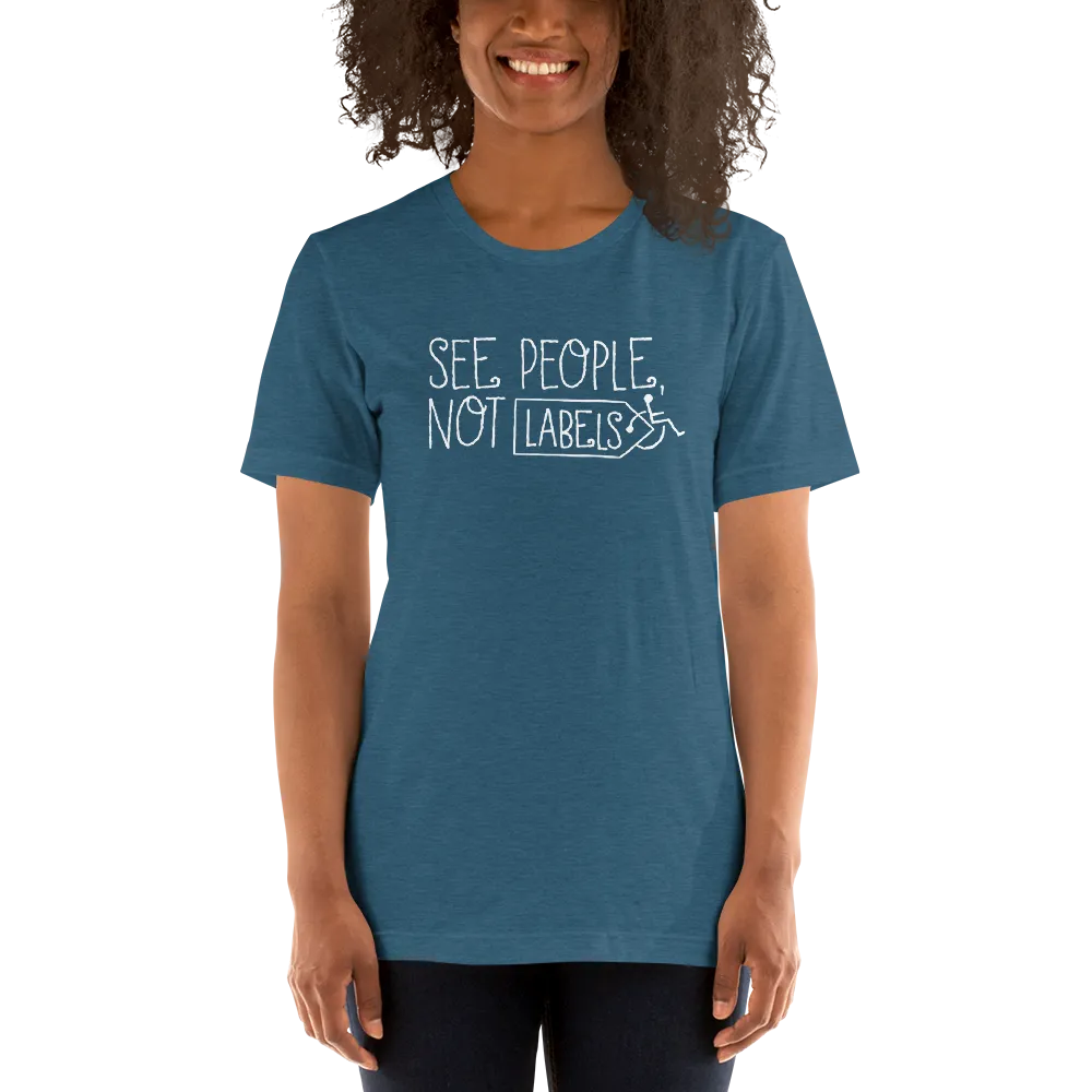 See People, Not Labels (Adult Unisex Dark Color Shirts)