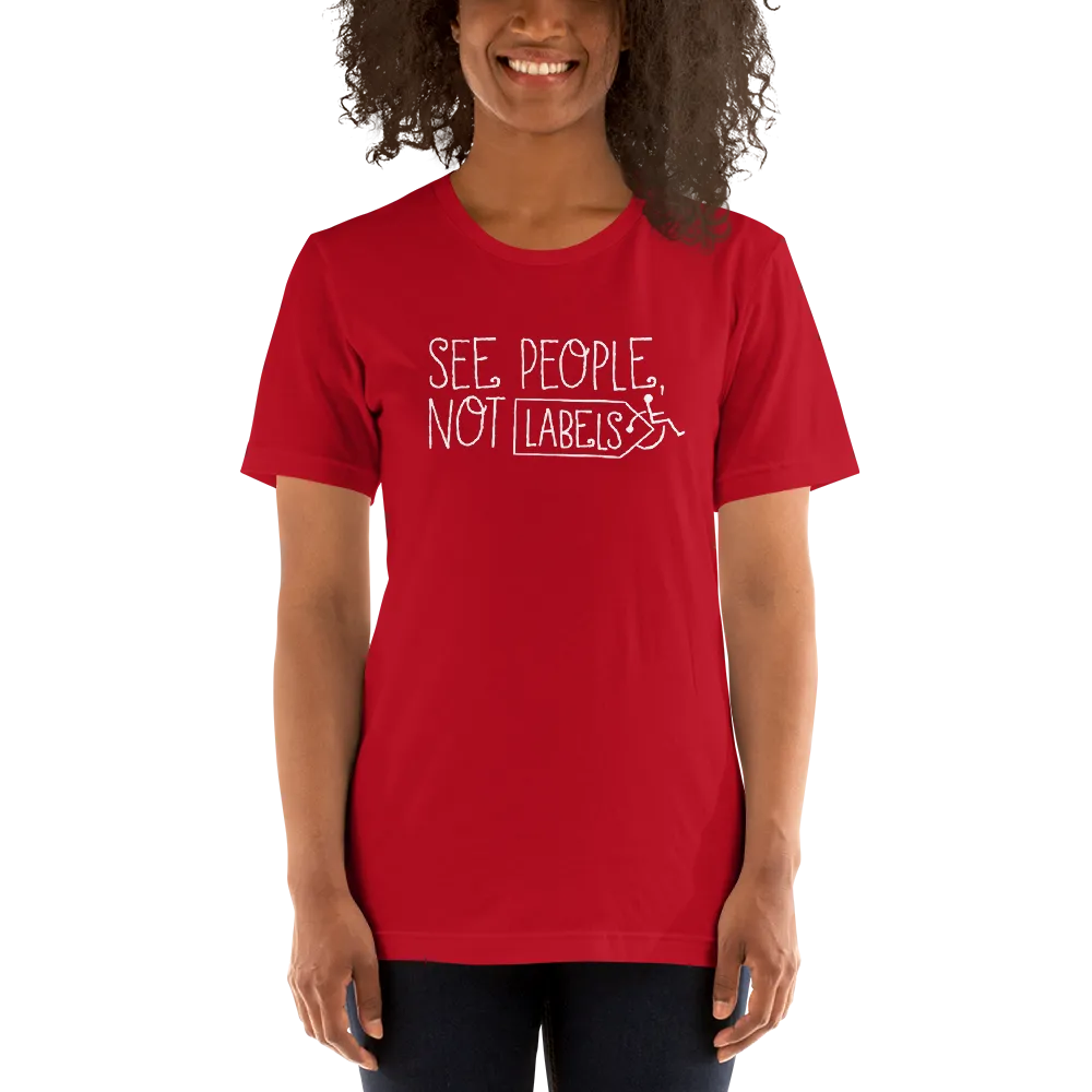 See People, Not Labels (Adult Unisex Dark Color Shirts)