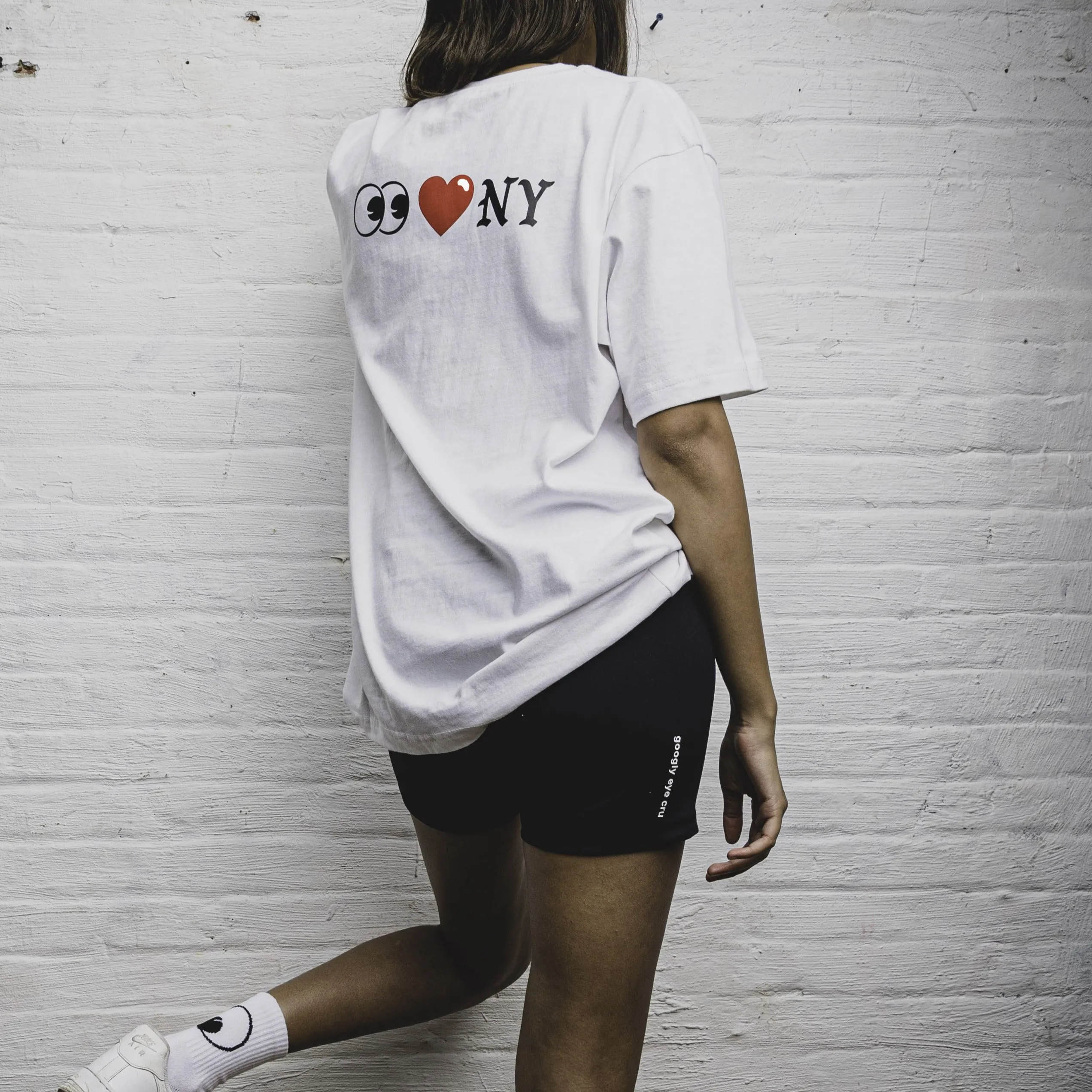 SHORTS: Googly Biker Shorts