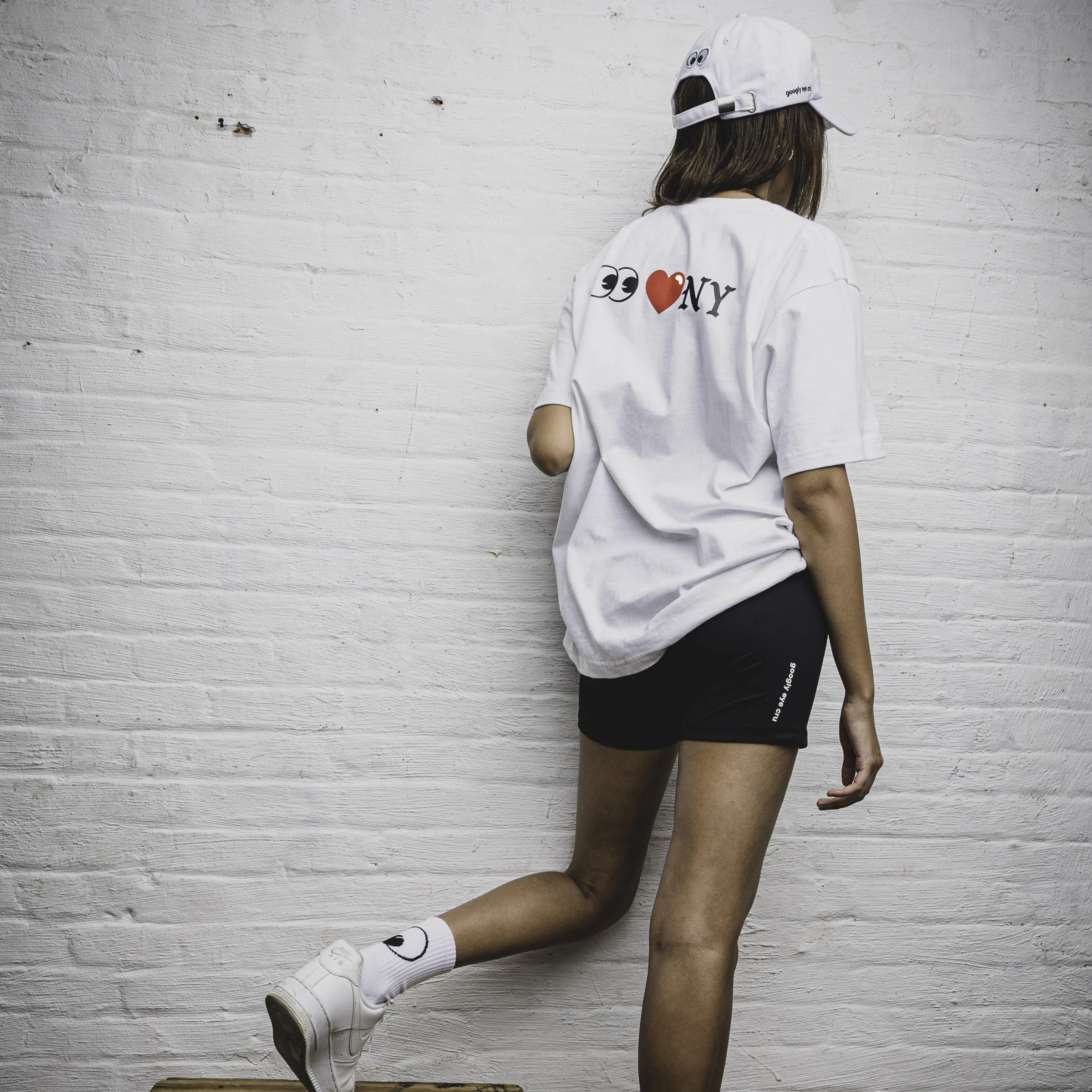 SHORTS: Googly Biker Shorts