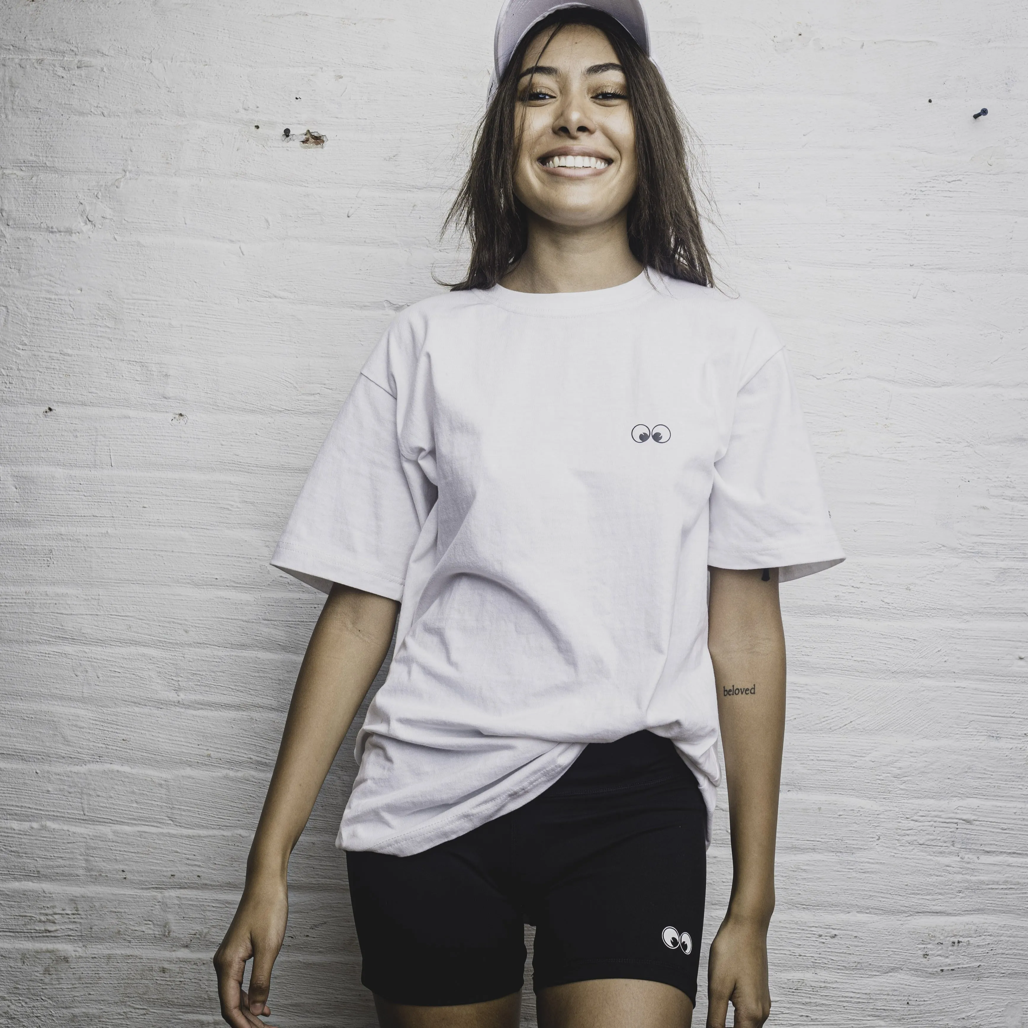 SHORTS: Googly Biker Shorts