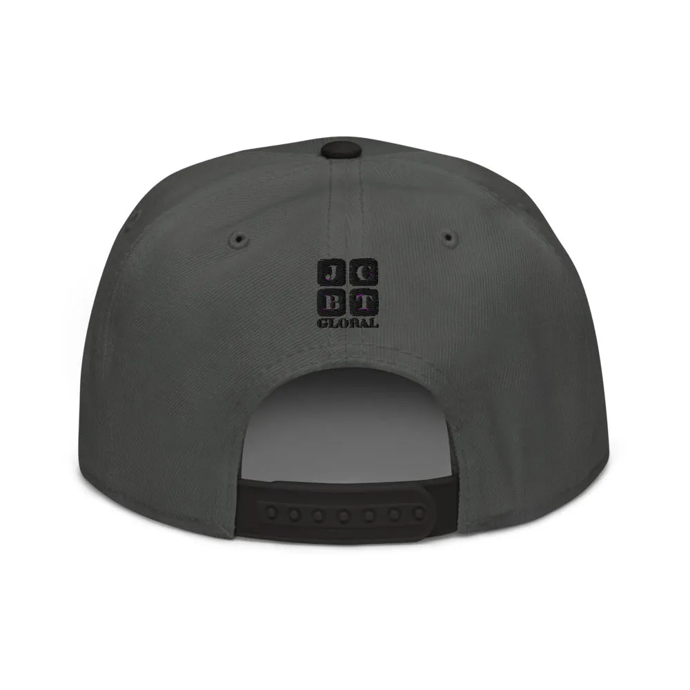 Snapback Hat "1051-0041 Born To Play Soccer (Black Logo)"