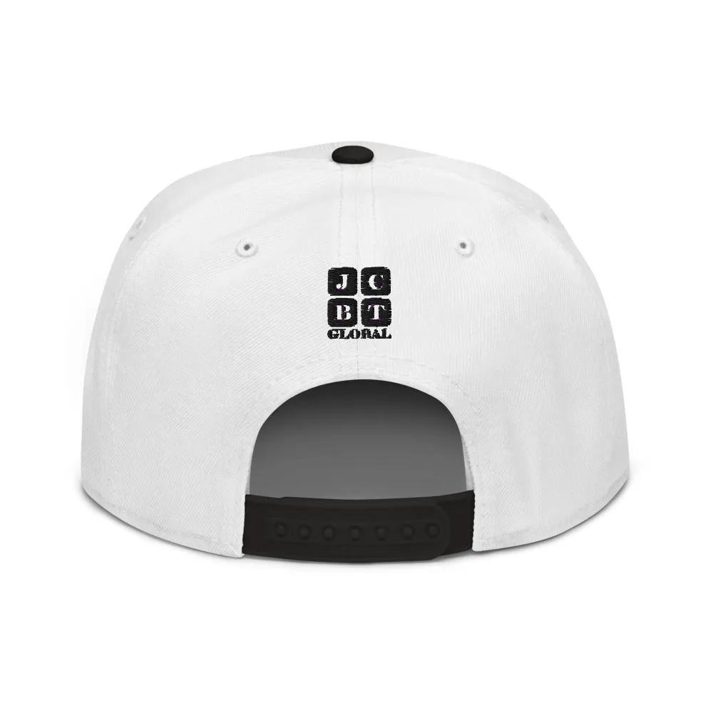 Snapback Hat "1051-0041 Born To Play Soccer (Black Logo)"