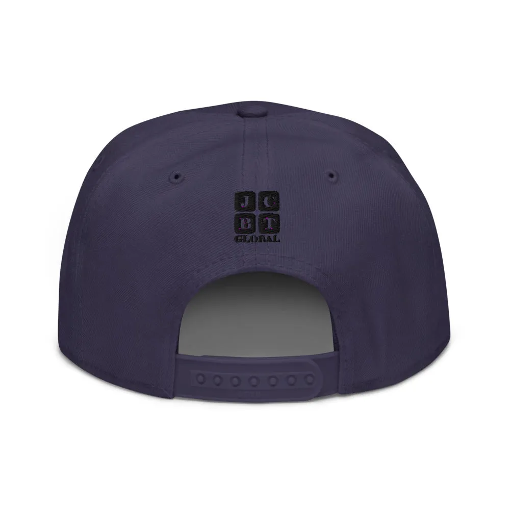 Snapback Hat "1051-0041 Born To Play Soccer (Black Logo)"