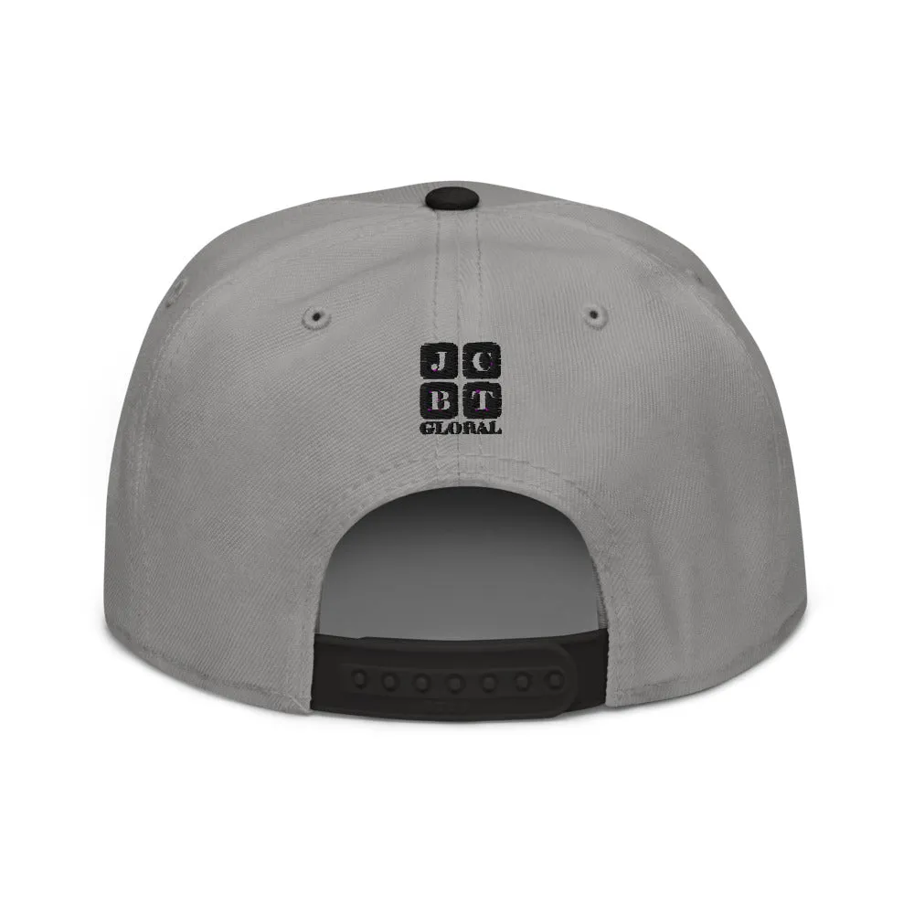 Snapback Hat "1051-0041 Born To Play Soccer (Black Logo)"