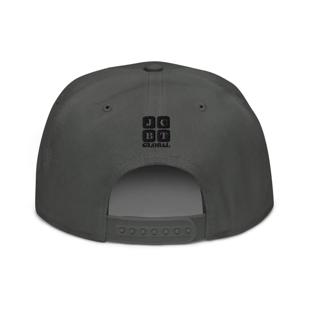 Snapback Hat "1051-0041 Born To Play Soccer (Black Logo)"