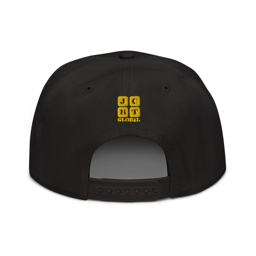Snapback Hat "1054-0021 India (Yellow Logo)"