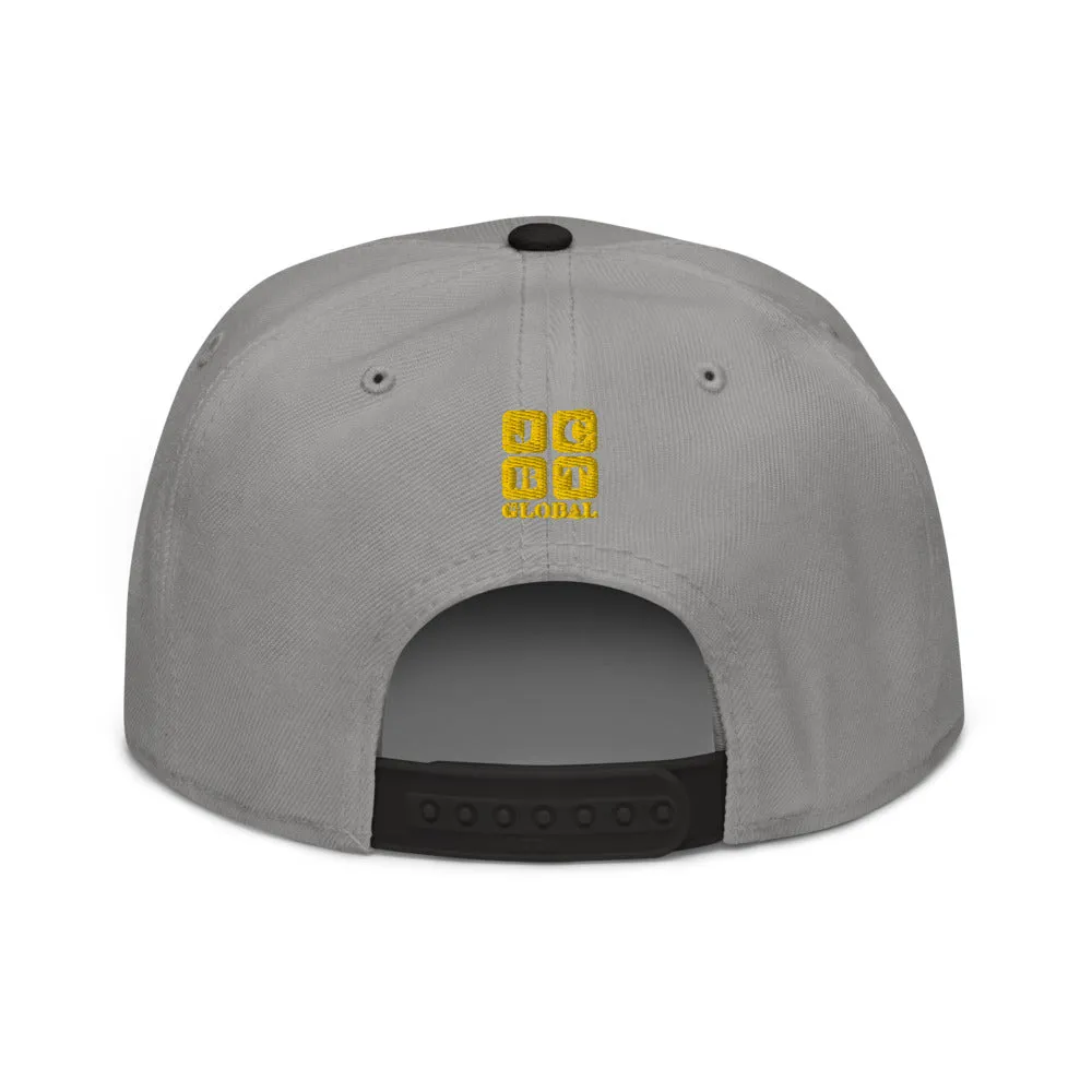 Snapback Hat "1054-0021 India (Yellow Logo)"