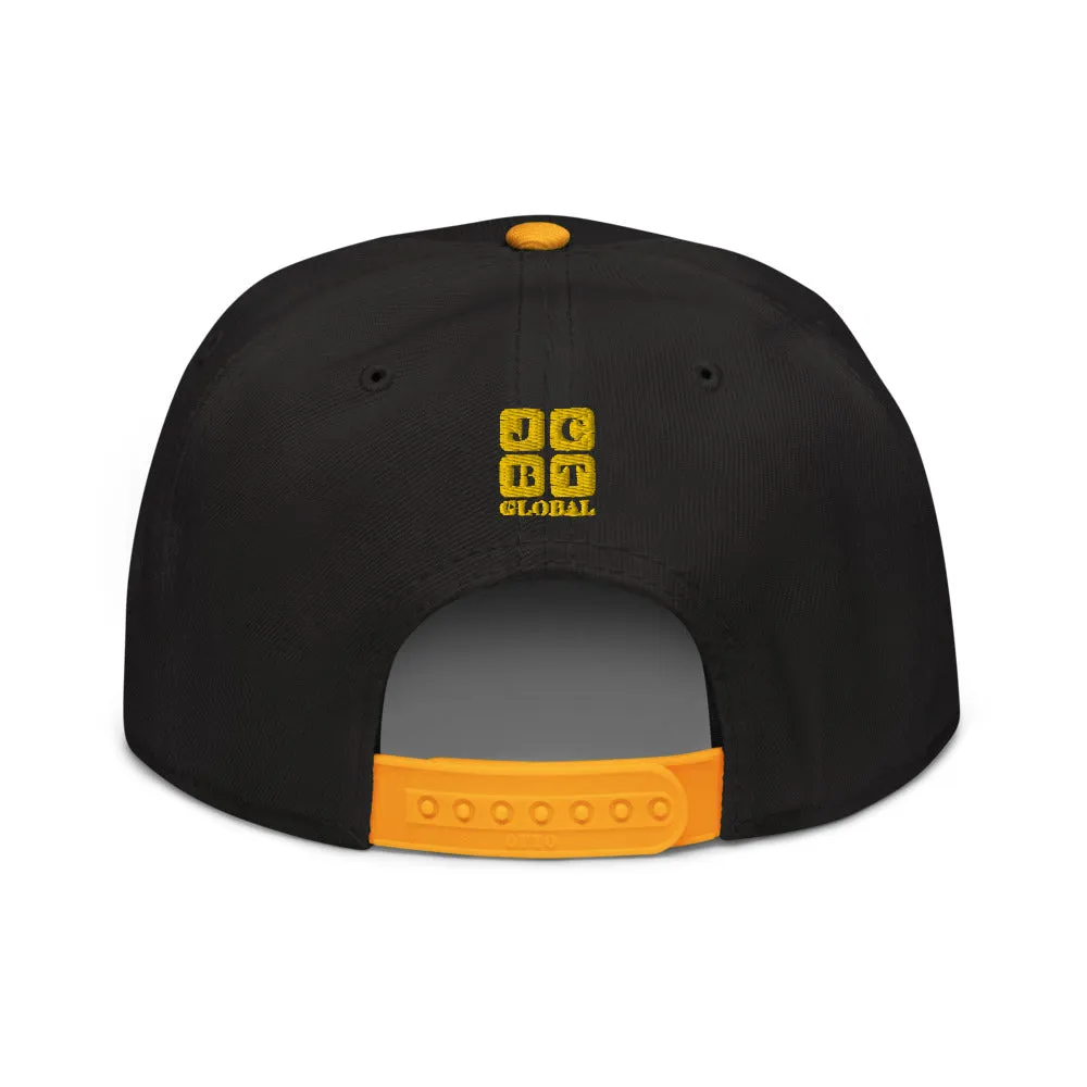 Snapback Hat "1054-0021 India (Yellow Logo)"