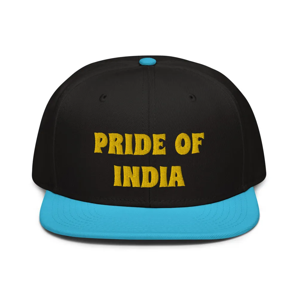 Snapback Hat "1054-0021 India (Yellow Logo)"