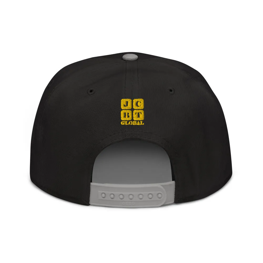 Snapback Hat "1054-0021 India (Yellow Logo)"
