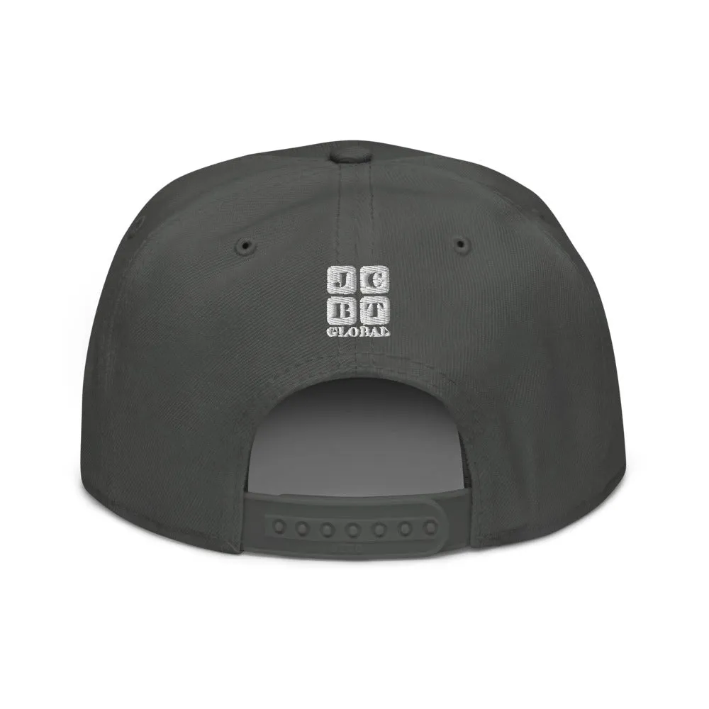 Snapback Hat "2051-0011 Born To Play Soccer (White Logo)"