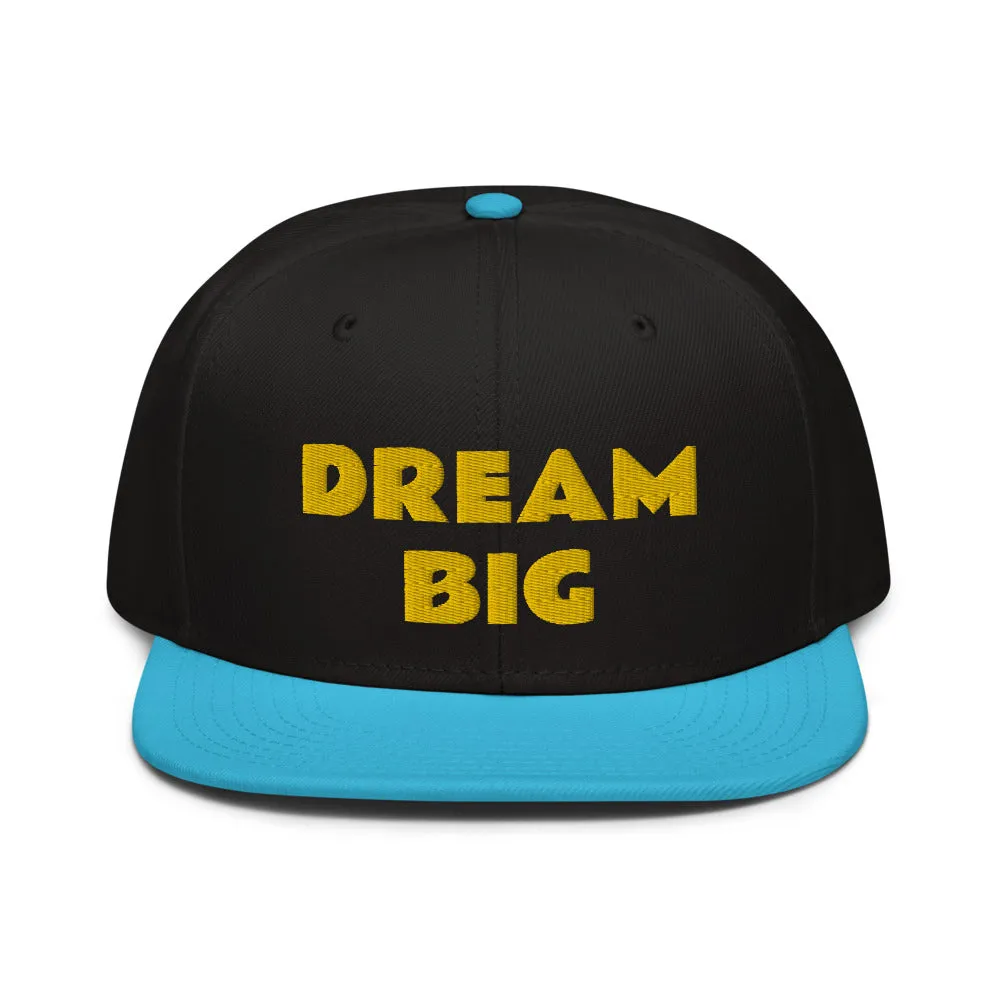 Snapback Hat "2052-0011 Dream Big (Yellow Logo)"