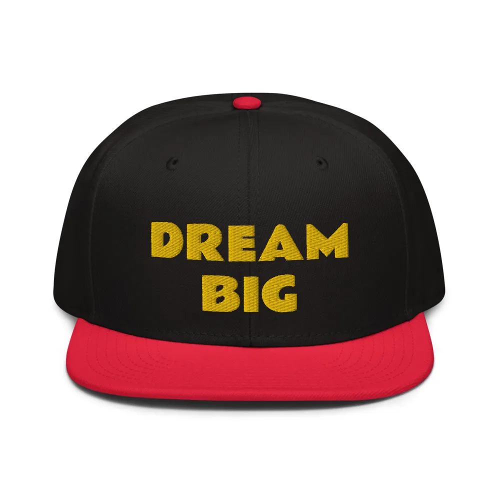 Snapback Hat "2052-0011 Dream Big (Yellow Logo)"