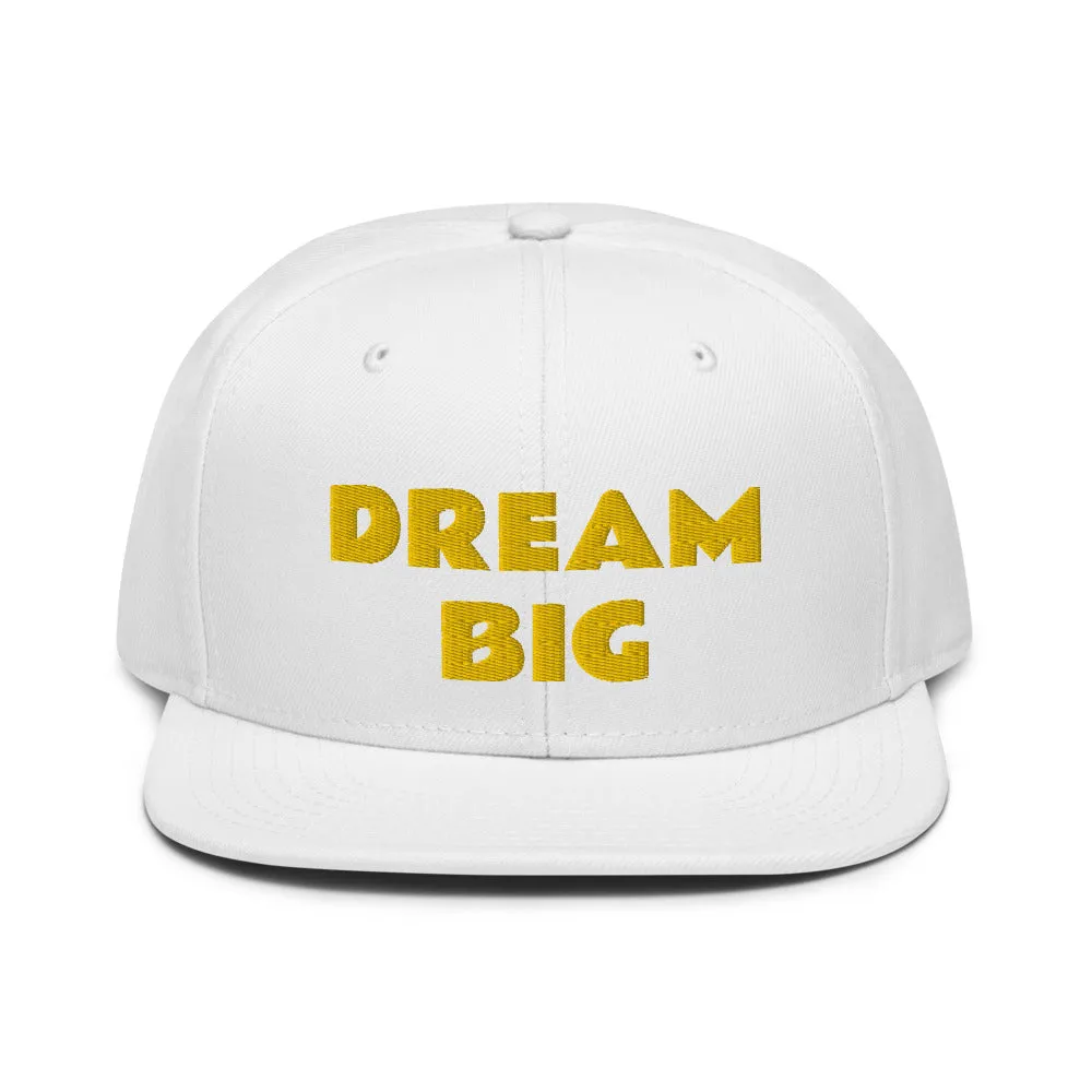 Snapback Hat "2052-0011 Dream Big (Yellow Logo)"