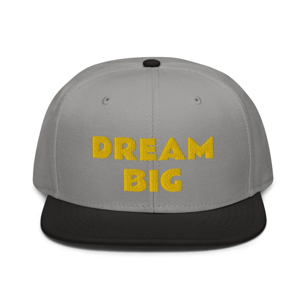 Snapback Hat "2052-0011 Dream Big (Yellow Logo)"
