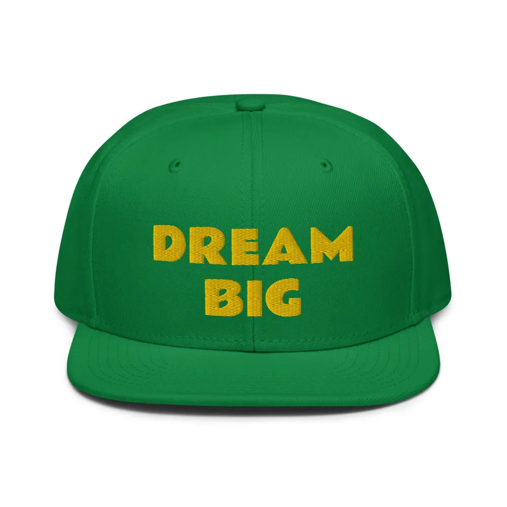 Snapback Hat "2052-0011 Dream Big (Yellow Logo)"