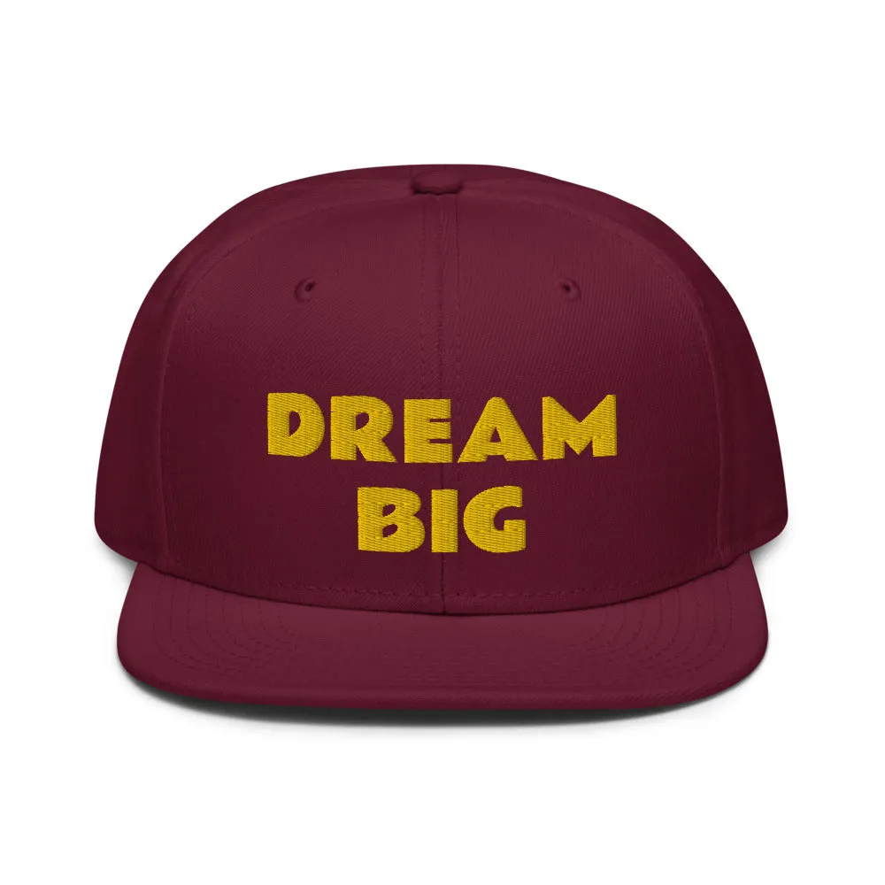 Snapback Hat "2052-0011 Dream Big (Yellow Logo)"