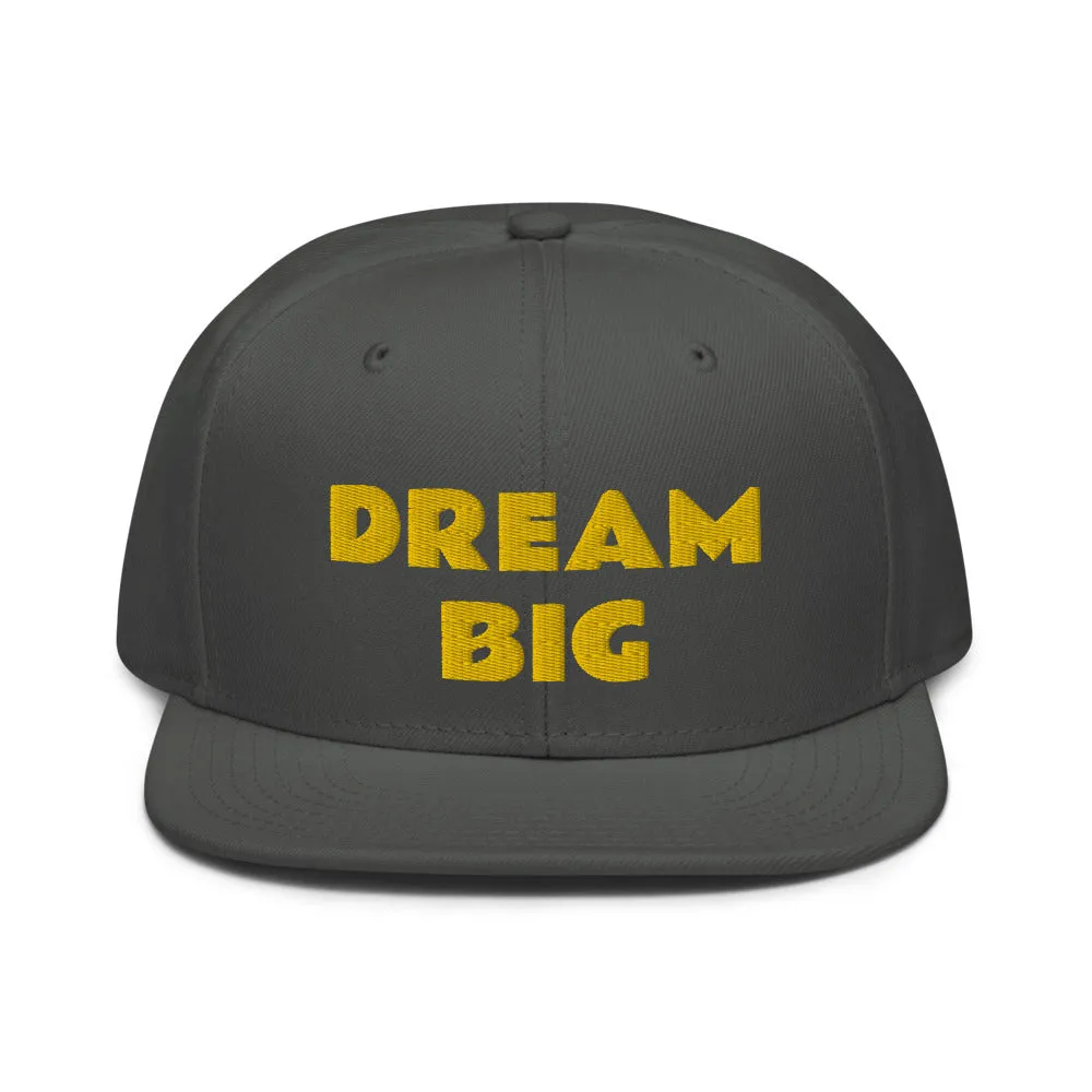 Snapback Hat "2052-0011 Dream Big (Yellow Logo)"