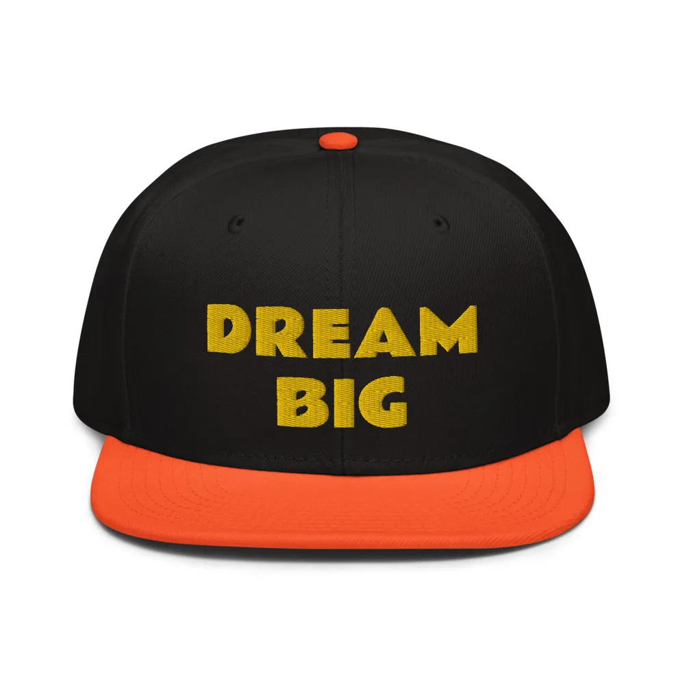 Snapback Hat "2052-0011 Dream Big (Yellow Logo)"