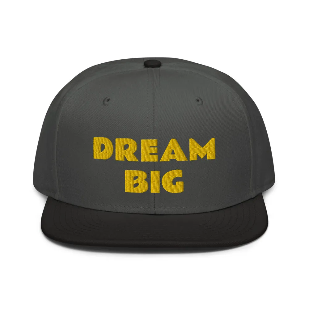 Snapback Hat "2052-0011 Dream Big (Yellow Logo)"
