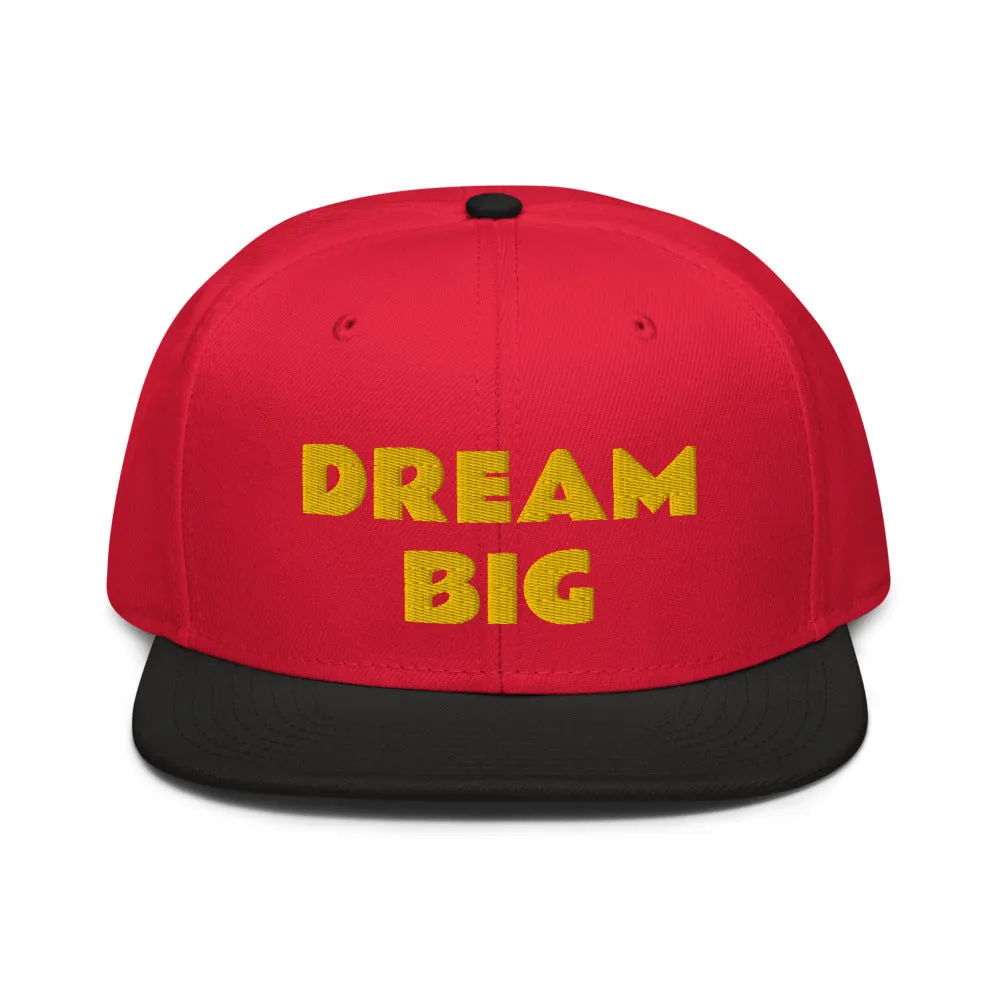 Snapback Hat "2052-0011 Dream Big (Yellow Logo)"