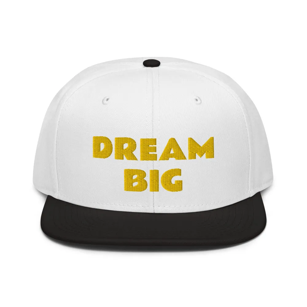 Snapback Hat "2052-0011 Dream Big (Yellow Logo)"