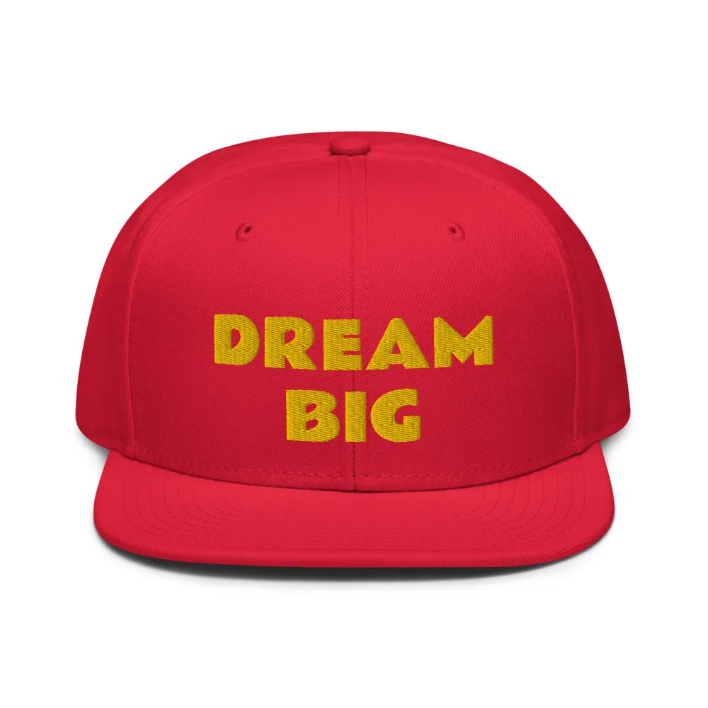 Snapback Hat "2052-0011 Dream Big (Yellow Logo)"
