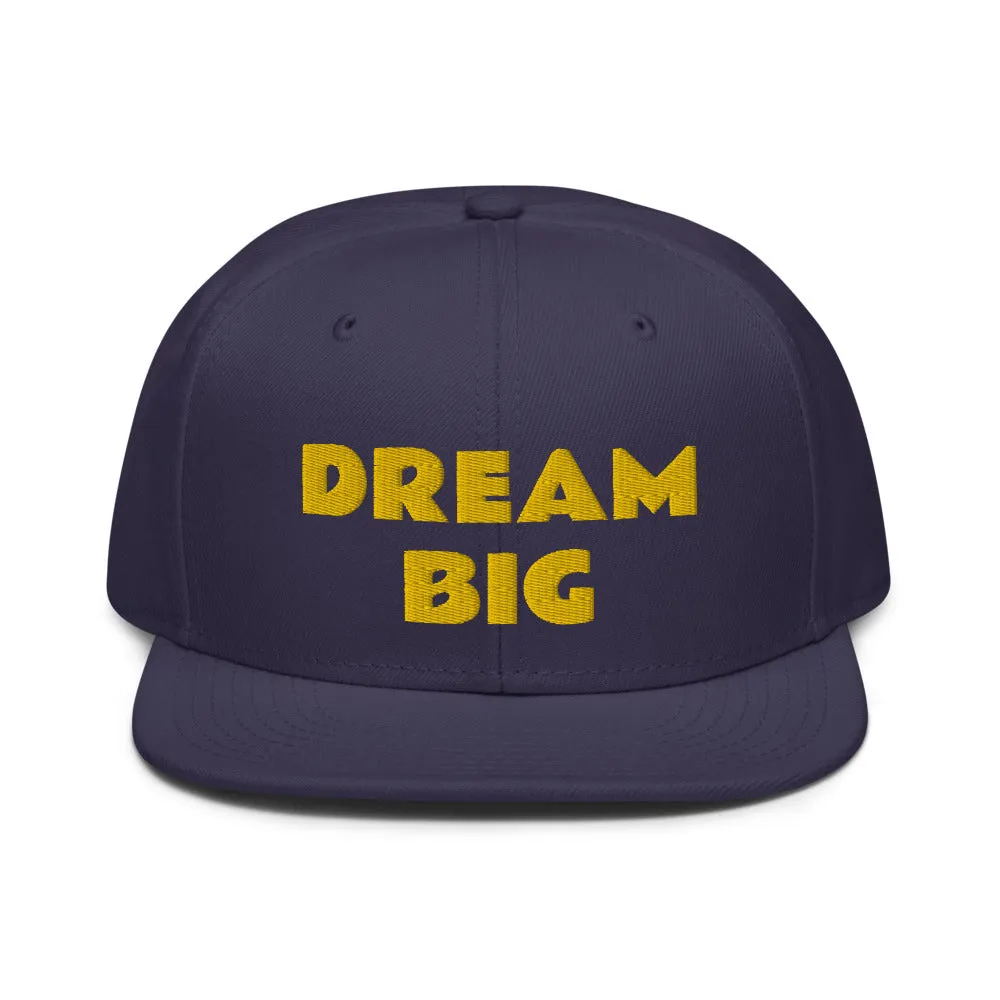 Snapback Hat "2052-0011 Dream Big (Yellow Logo)"