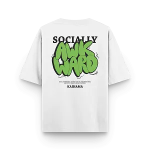 Socially Awkward Oversized Tee by Kaihama