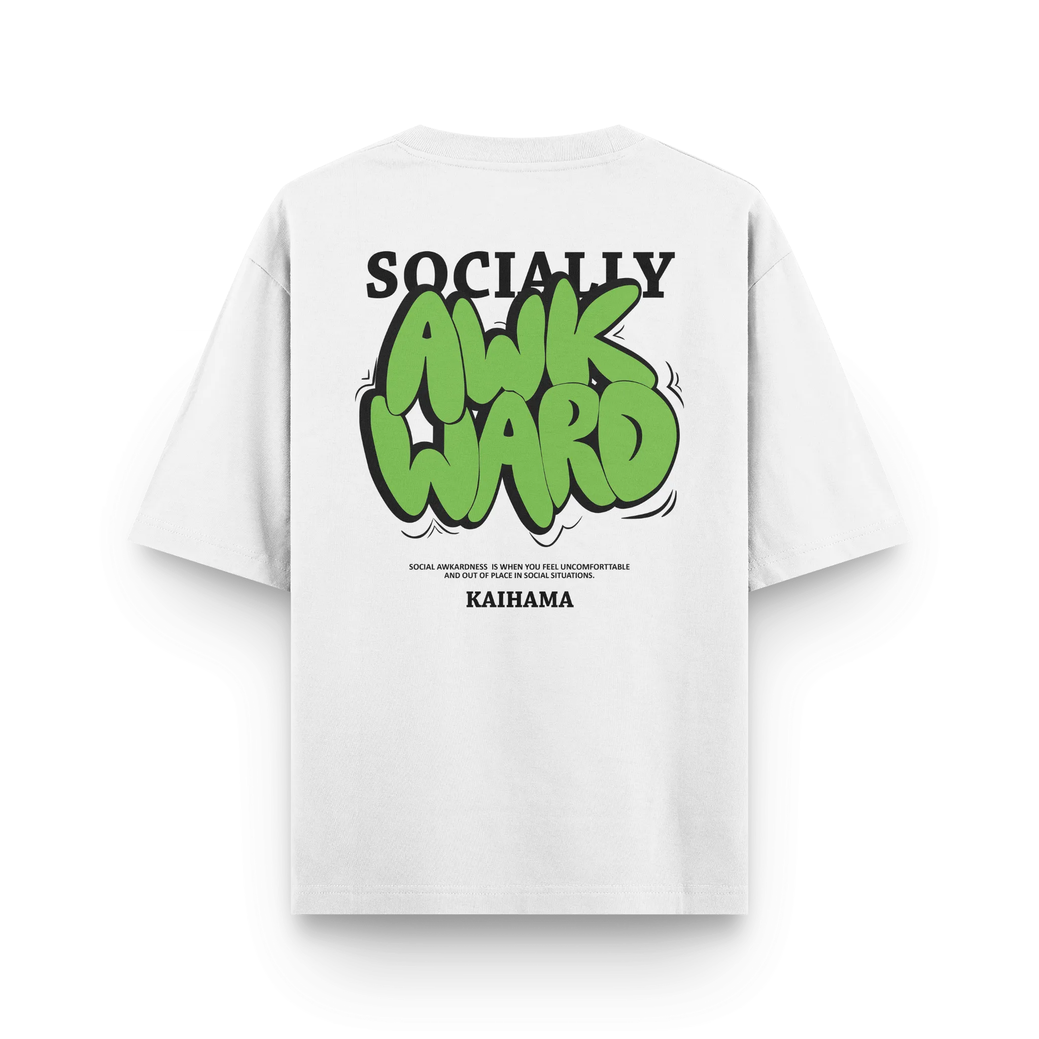 Socially Awkward Oversized Tee by Kaihama
