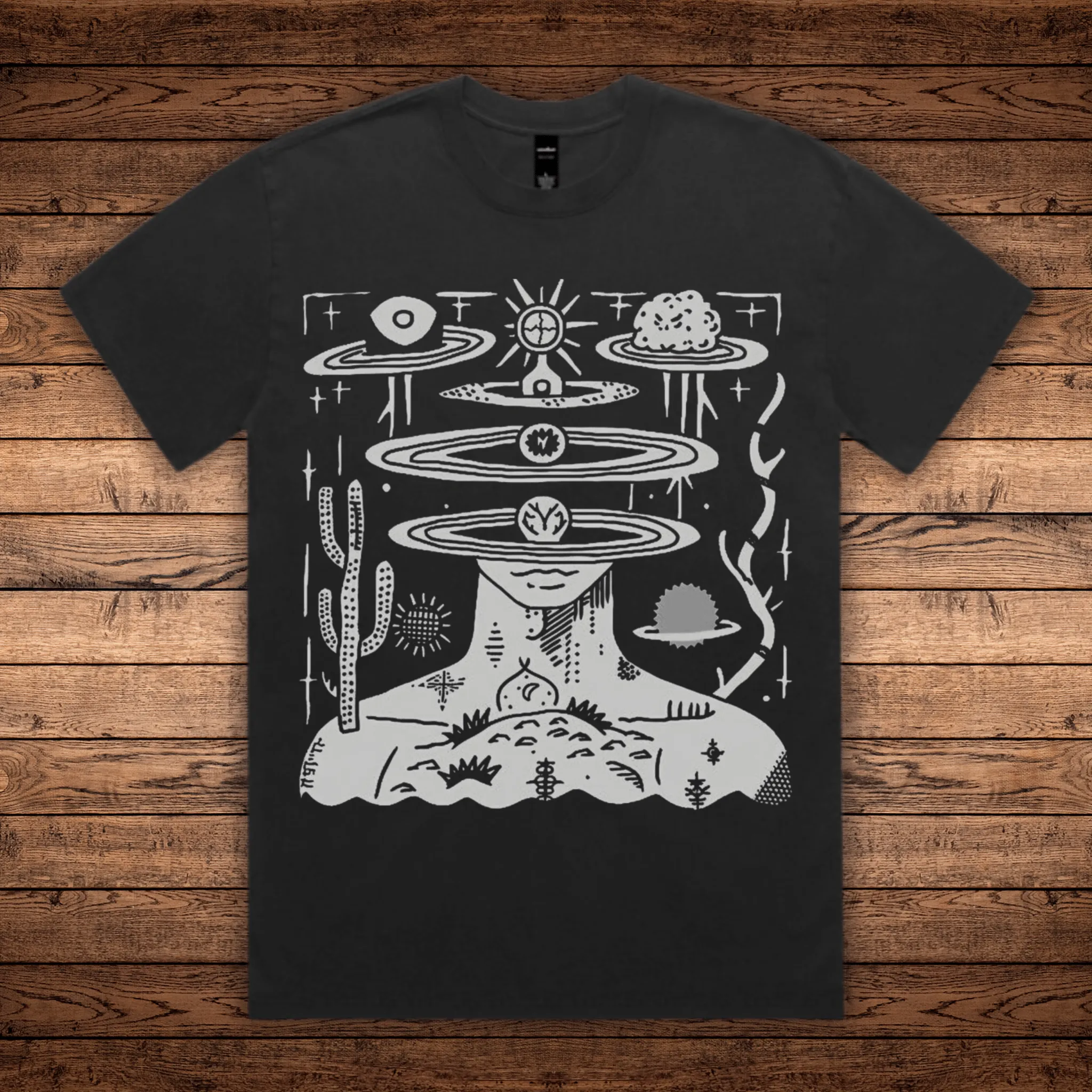 Spaced Out - Heavy Faded Sustainable Tee