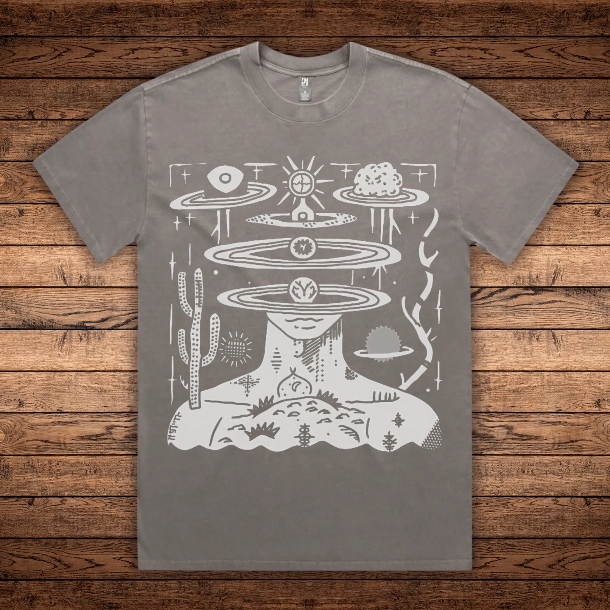 Spaced Out - Heavy Faded Sustainable Tee