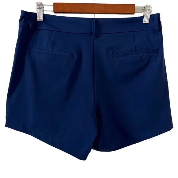 SPANX NEW Pull-On Shorts In Midnight Navy Blue Size M