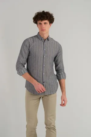 STRIPE SLIM FIT SHIRT