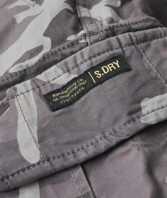 Superdry Mens Core Cargo Shorts Ice Camo