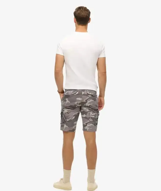 Superdry Mens Core Cargo Shorts Ice Camo