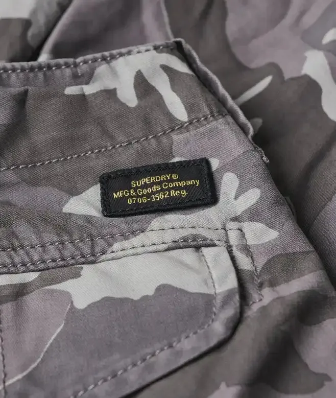 Superdry Mens Core Cargo Shorts Ice Camo