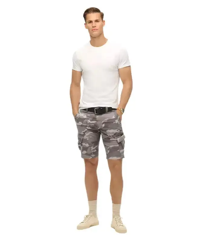 Superdry Mens Core Cargo Shorts Ice Camo