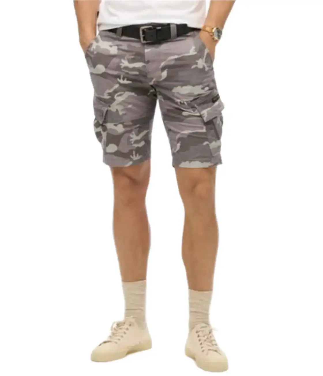 Superdry Mens Core Cargo Shorts Ice Camo