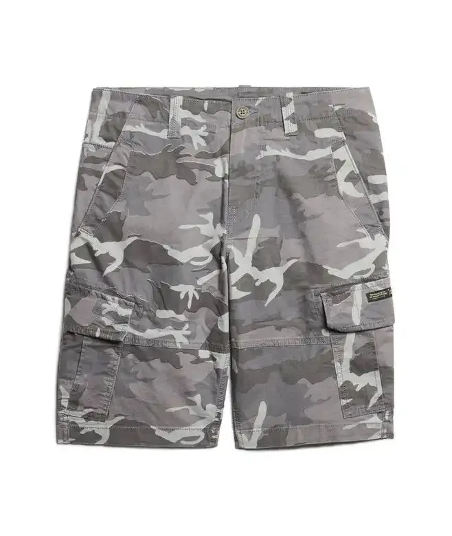 Superdry Mens Core Cargo Shorts Ice Camo